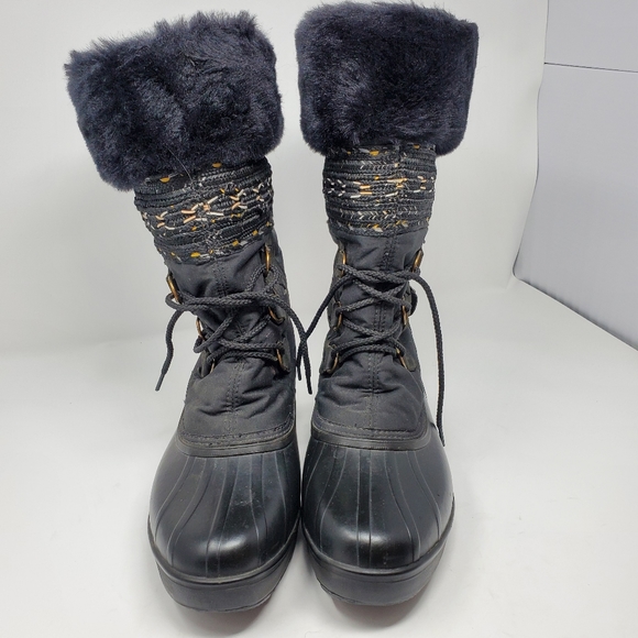 Vintage women's sorrel faux fur snow boots - Picture 2 of 11